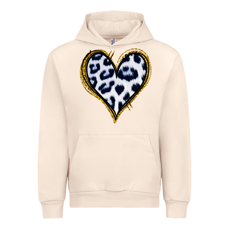 Dalmatians Heart Gold Glitter Urban Hoodie by Jasminsmagicworld | Teevron