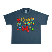 Midnight Navy i teach au some kids Urban Heavy Tee - LillyAllenDesigns