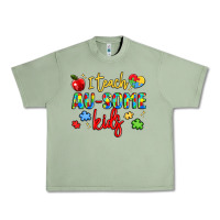 Oil Green i teach au some kids Urban Heavy Tee - LillyAllenDesigns