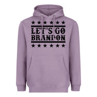 Lavender let's go brandon black Heavyweight Hoodie - Jasminsmagicworld