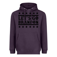 Plum let's go brandon black Heavyweight Hoodie - Jasminsmagicworld