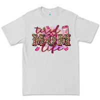 Dove Grey Tired mom life Premium Tee - FaDigitalArtStudio