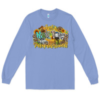 Colony Blue just small town paraprofessional Long Sleeve Tee - CowhideDigitalArt