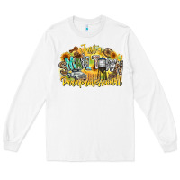 White just small town paraprofessional Long Sleeve Tee - CowhideDigitalArt