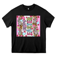 Black Happy Easter bunnies eggs 20oz skinny tumbler Heavy Core Tee - OliviaCreatesArt