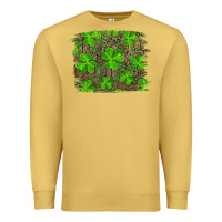 Antique Gold st patrick's day shamrock and leopard distressed Premium Sweatshirt - RanaPortraitStore