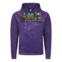 Cloud Purple Peace Love Giant Panda Vintage Hoodie - LillyAllenDesigns