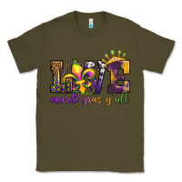 Army Green love. ardi gras y'all Classic Tee - OliviaCreatesArt