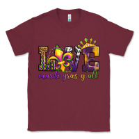 Burgundy love. ardi gras y'all Classic Tee - OliviaCreatesArt