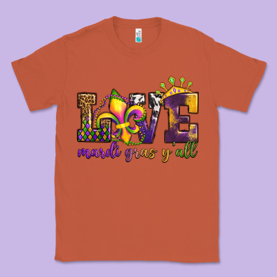 Love. Ardi Gras Y'all Classic Tee Designed By Oliviacreatesart