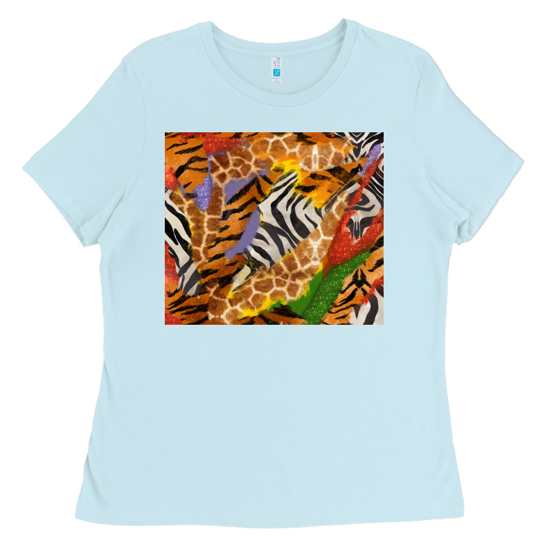 Safari Patterns Tumbler Ladies Tee by BundleAndBundleShop | Teevron