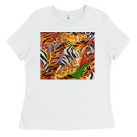 White safari patterns tumbler Ladies Tee - BundleAndBundleShop