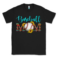Black western leopard serape wooden sunflowers  turquoise glitter mom baseba Classic Tee - Artiststas