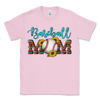 Bubblegum Pink western leopard serape wooden sunflowers  turquoise glitter mom baseba Classic Tee - Artiststas