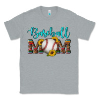 Heather Grey western leopard serape wooden sunflowers  turquoise glitter mom baseba Classic Tee - Artiststas