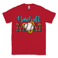 Red western leopard serape wooden sunflowers  turquoise glitter mom baseba Classic Tee - Artiststas