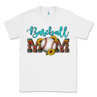 White western leopard serape wooden sunflowers  turquoise glitter mom baseba Classic Tee - Artiststas