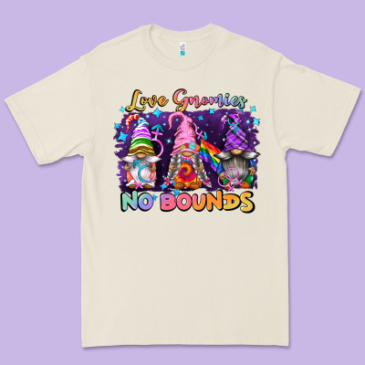 Love Gnomies No Brounds Pride Premium Tee Designed By Fadigitalartstudio