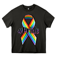 Asphalt pride lgbtq awareness ribbon Heavy Core Tee - OliviaCreatesArt
