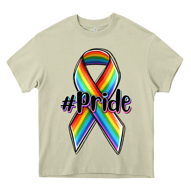 Pride Lgbtq Awareness Ribbon Heavy Core Tee by OliviaCreatesArt | Teevron