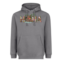 Storm Mama with bear and daisy Heavyweight Hoodie - RanaPortraitStore