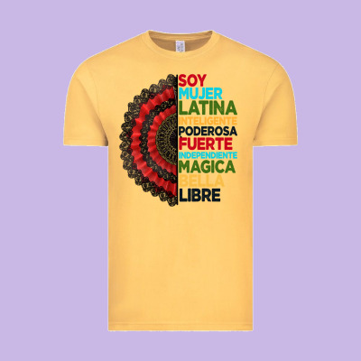 Hispanic Heritage Month Hand Fan Vintage Tee Designed By Bundleandbundleshop