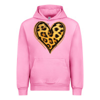 Fuchsia Pink gold glitter leopard heart Urban Hoodie - Jasminsmagicworld