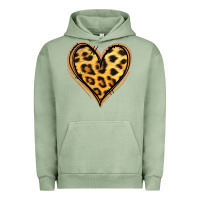 Pigment Oil Green gold glitter leopard heart Urban Hoodie - Jasminsmagicworld