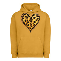 Pigment Peanut Butter gold glitter leopard heart Urban Hoodie - Jasminsmagicworld