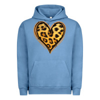 Pigment Pebble Blue gold glitter leopard heart Urban Hoodie - Jasminsmagicworld