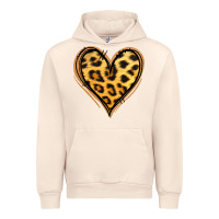 Sandshell gold glitter leopard heart Urban Hoodie - Jasminsmagicworld