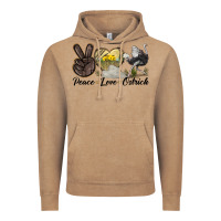 Vintage Coffee peace love ostrich Vintage Hoodie - LillyAllenDesigns