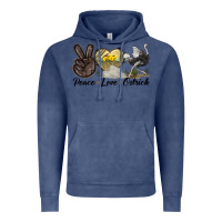 Vintage Denim peace love ostrich Vintage Hoodie - LillyAllenDesigns