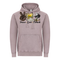 Vintage Zinc peace love ostrich Vintage Hoodie - LillyAllenDesigns
