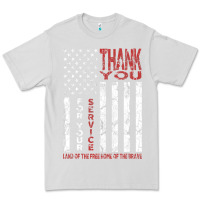 Dove Grey thank you for your service   veterans day t Premium Tee - maiPhamDesign