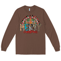 Chestnut Merry Christmas Long Sleeve Tee - CowhideDigitalArt