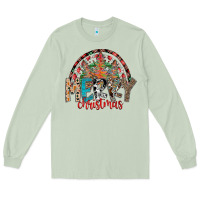 Matcha Merry Christmas Long Sleeve Tee - CowhideDigitalArt