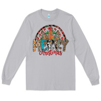 Moon Dust Merry Christmas Long Sleeve Tee - CowhideDigitalArt