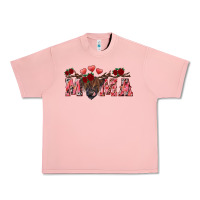 Salmon valentine's day mama black highland cow Urban Heavy Tee - RanaPortraitStore