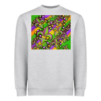 Heather Grey mardi gras carnival fleur de lis Heavyweight Sweatshirt - Jasminsmagicworld
