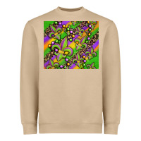 Mardi Gras Carnival Fleur De Lis Heavyweight Sweatshirt | Teevron