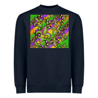 Navy mardi gras carnival fleur de lis Heavyweight Sweatshirt - Jasminsmagicworld