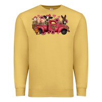 Antique Gold valentines day leopard farm animals truck Premium Sweatshirt - Jasminsmagicworld