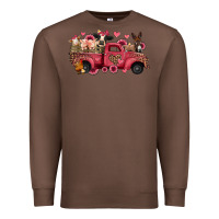 Chestnut valentines day leopard farm animals truck Premium Sweatshirt - Jasminsmagicworld