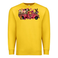 Lemon valentines day leopard farm animals truck Premium Sweatshirt - Jasminsmagicworld