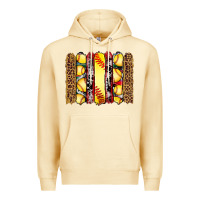 Pina Colada softball serape leopard cowhide glitter brushstrokes Premium Hoodie - Artiststas