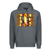 Rock softball serape leopard cowhide glitter brushstrokes Premium Hoodie - Artiststas