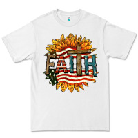 White Faith USA Premium Tee - FaDigitalArtStudio