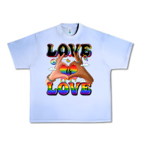 Grape Ice love is love lgbtq pride hands Urban Heavy Tee - LillyAllenDesigns