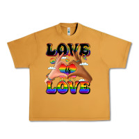 Peanut Butter love is love lgbtq pride hands Urban Heavy Tee - LillyAllenDesigns